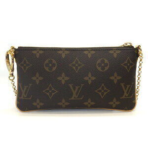 Louis Vuitton Monogram Milla Canvas Handbag Brown Pochette